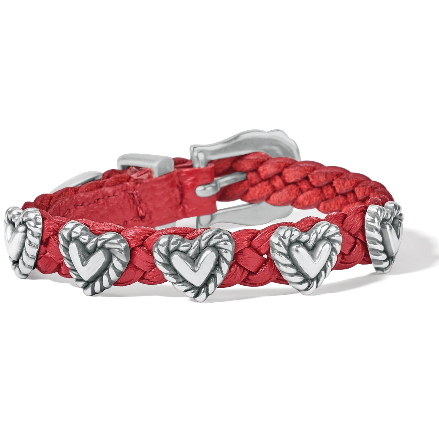 Brighton 3/8 Roped Heart Braid Bandit Bracelet