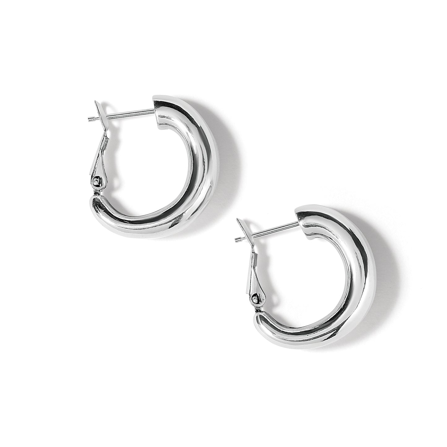 Brighton Pretty Tough Groove Leverback Hoop Earrings