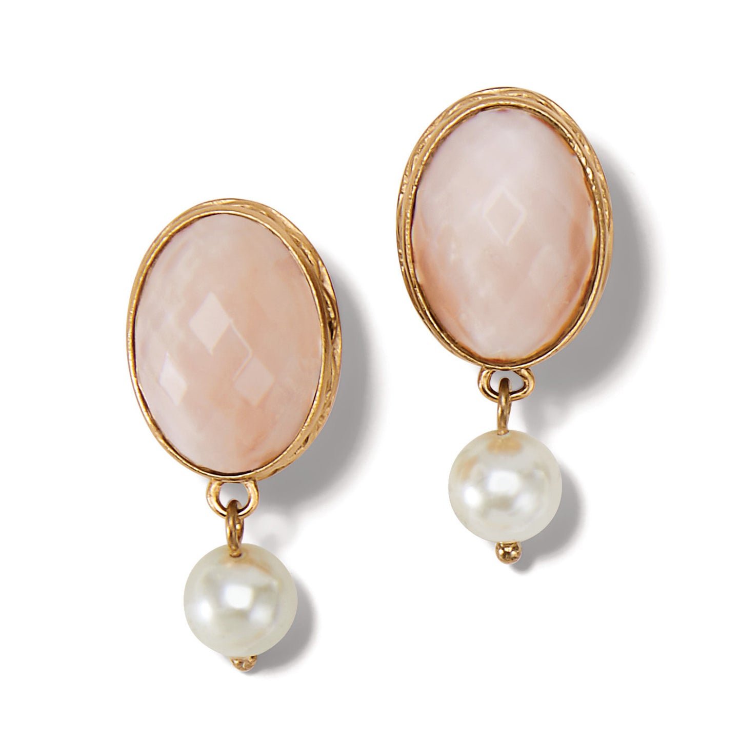 Brighton Pink Moon Leverback Earrings