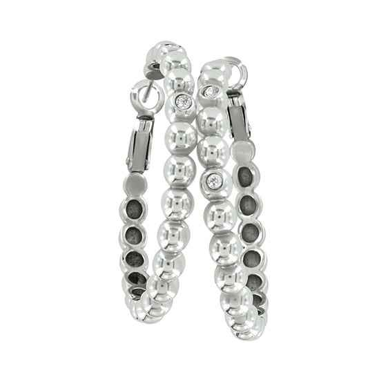 Brighton Twinkle Granulation Large Hoop Earrings