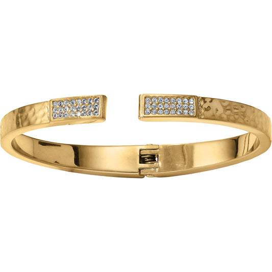 Meridian Zenith Hinged Bangle-Gold or Silver
