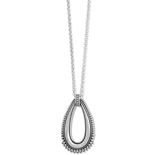 Brighton Telluride Peak Open Teardrop Necklace