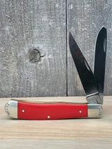 Moore Maker DELRIN HANDLED ENGRAVED BOLSTER TRAPPER - 4-1/8"